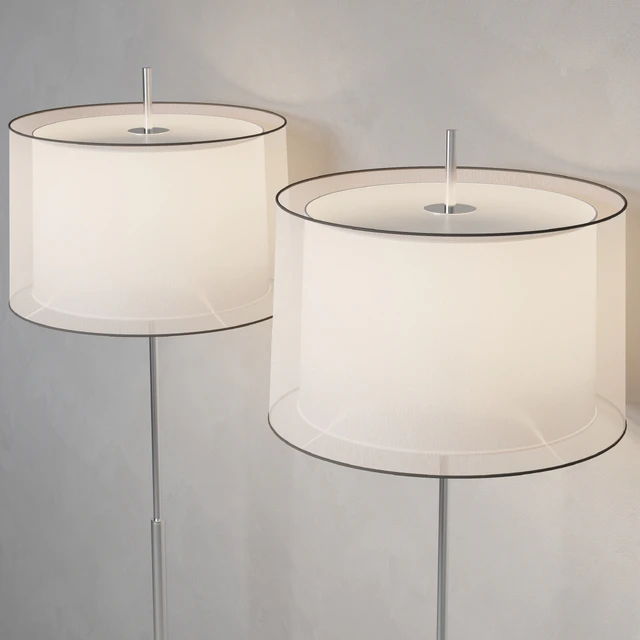 Faro SABA Matt nickel floor lamp — Descargar