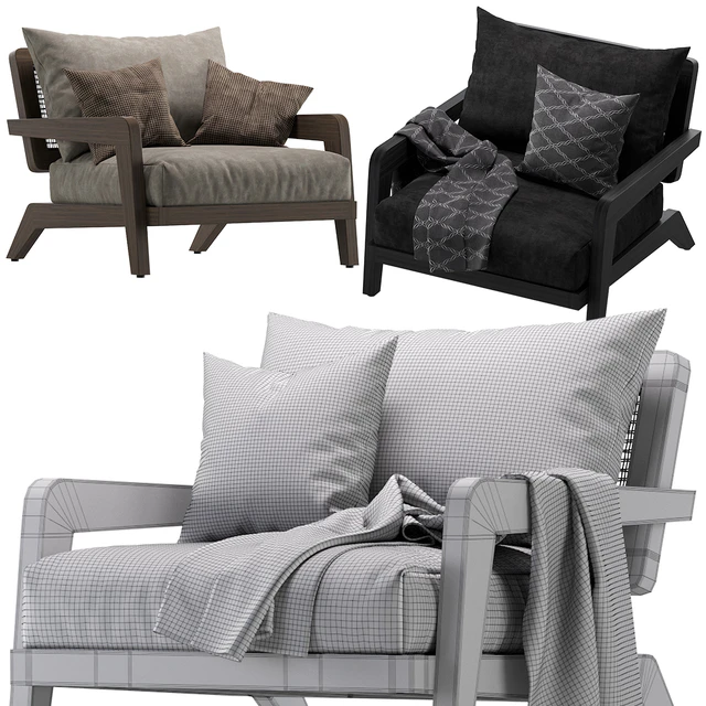 Coco Republic Claude Outdoor Lounge Chair — Descargar
