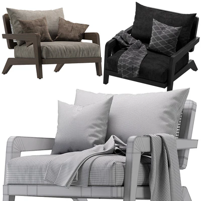 Coco Republic Claude Outdoor Lounge Chair — Ver 3