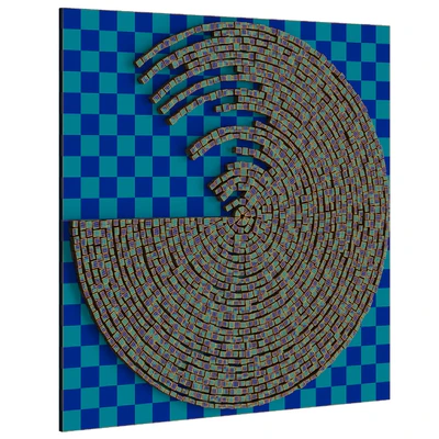 Round panel, mosaic — View 3