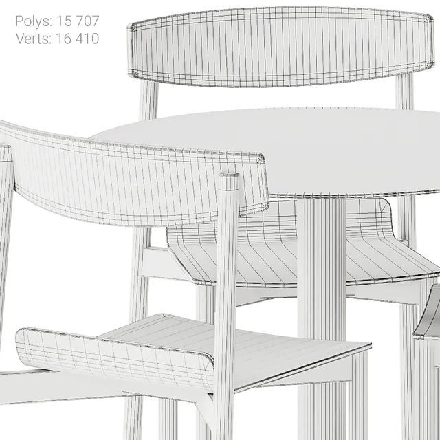 Wox 2 Wood Chair by Artu and Mesa Mona Table by Diabla — Descargar