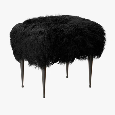 Mongolian Lamb Ottoman — Ver 3