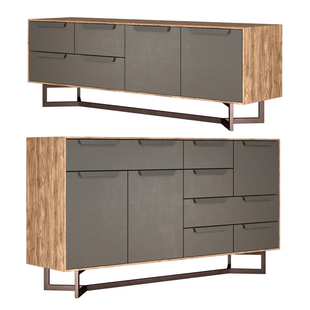 Hedberg nightstand, chest of drawers, TV stand — Descargar