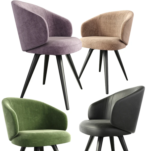 Lema Dining Chair With Solid Base — Descargar