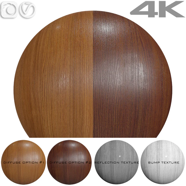 Бесшовная текстура - Teak — Скачать