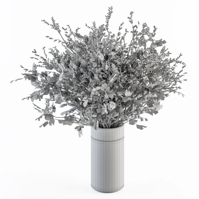 Bouquet - Green Branch in Stone vase 55 — Скачать
