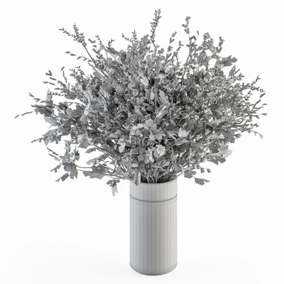 Bouquet - Green Branch in Stone vase 55 — Вид 2