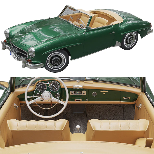 Mercedes Benz 190 SL — Descargar