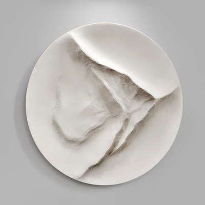 Round Wall panel FROM A MOUNTAIN STREAM — Ver 1
