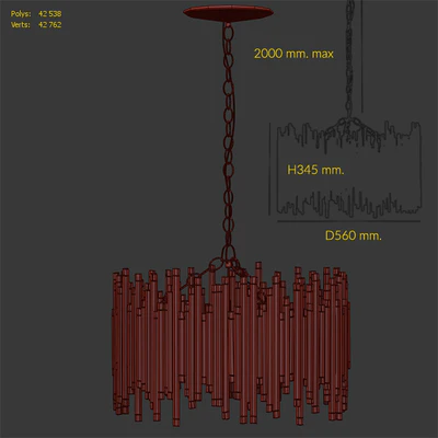 Suspension Arteriors Prescott Pendant 86801 — Ver 2
