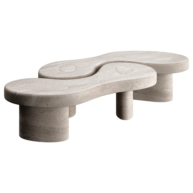 U & ME TABLE TRAVERTINE — Скачать