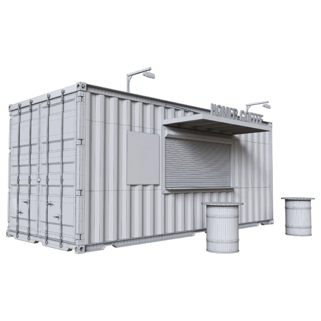 Coffee shop container — Descargar