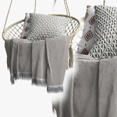 BUTLERS PARADISE NOW "Hammock chair with fringes" — Ver 3