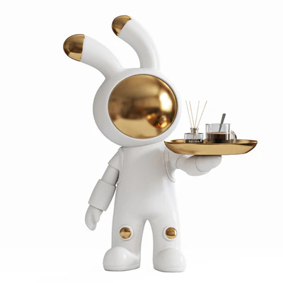 Rabbit Handicraft Decoration Sculpture — Ver 3