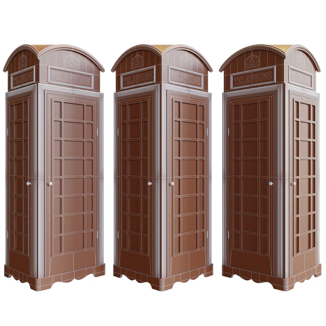 Шкаф-витрина London telephone box — Скачать