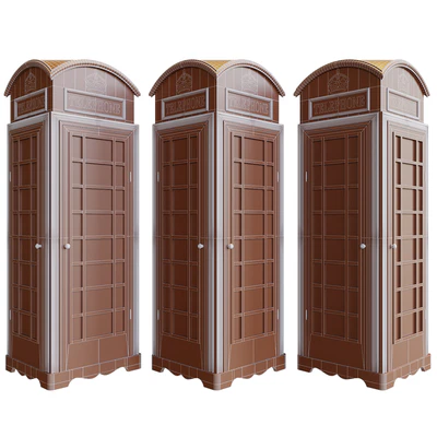 Шкаф-витрина London telephone box — Вид 2