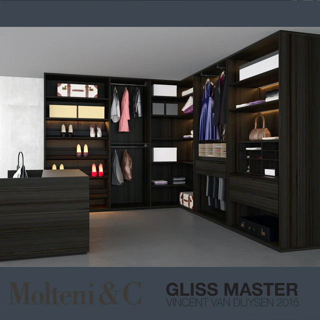 Molteni&C Gliss Master Walk-in Closet — Download