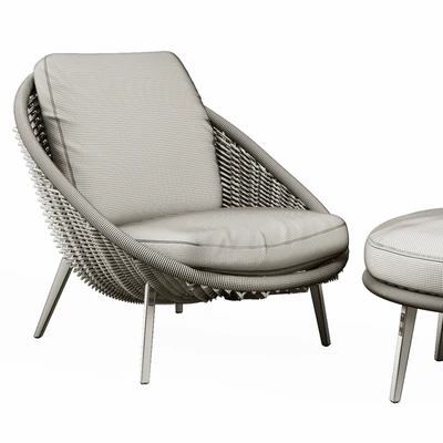 Minotti Lido Cord Outdoor Armchair — Вид 3