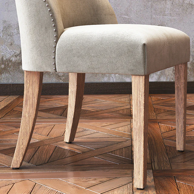 1940s French Barrelback dining chair — Скачать