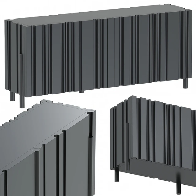 Laurameroni bamboo lounge sideboard Credenza — Descargar