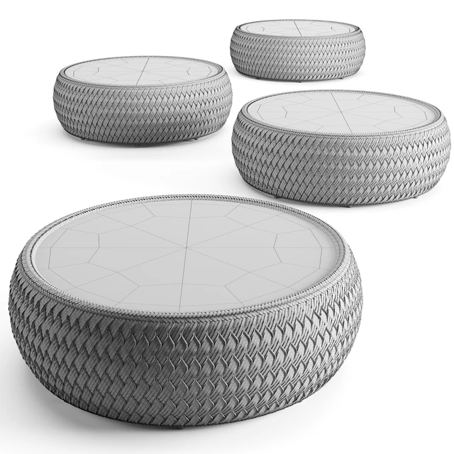 Dala Coffee Table By Dedon — Скачать