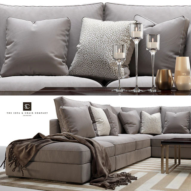 Henley modular sofa and side / coffee table — Descargar