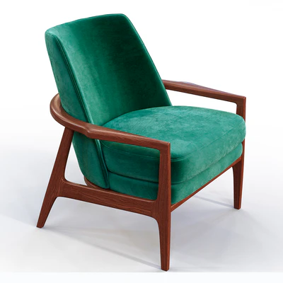 Vintage armchair 1960s — Ver 3