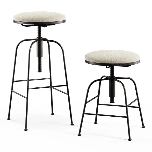 Zara Home - Linen swivel stool — Скачать