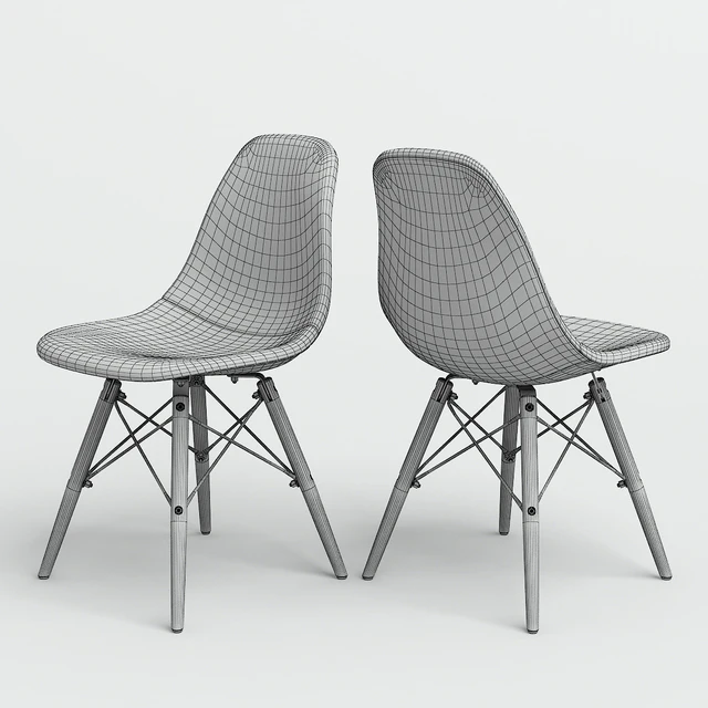 Chair Eames Style DSW Patchwork. — Descargar
