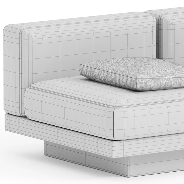 BENCH THREE SEATER BONE - BLACK INDOOR RUDOLPH — Descargar
