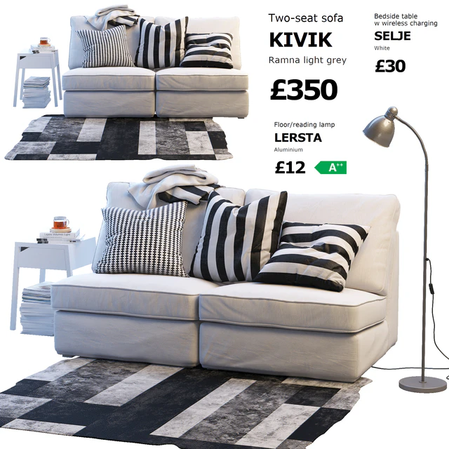 Sofa Ikea Kivik 1 — Descargar
