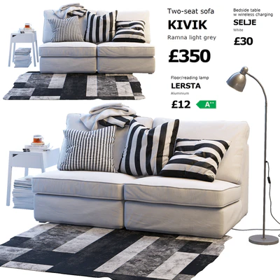 Sofa Ikea Kivik 1 — Ver 1