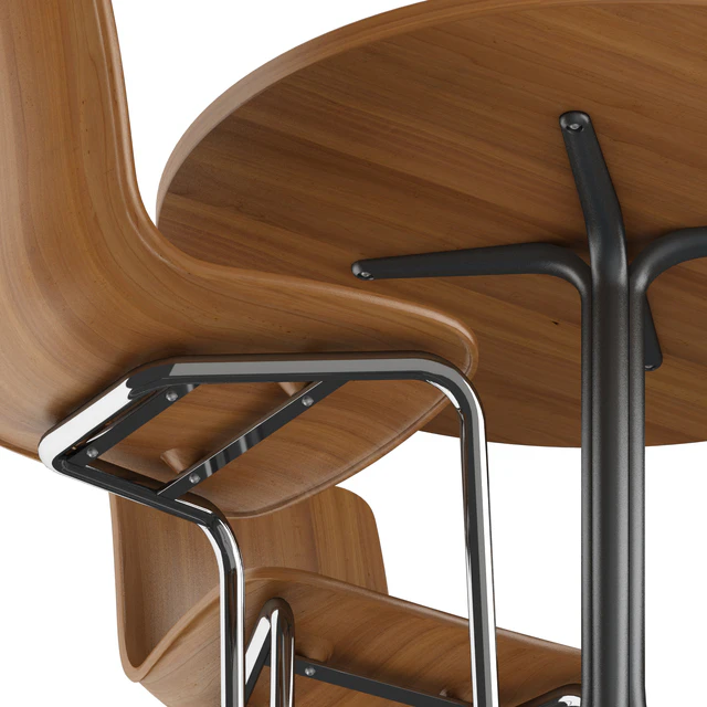 Vitra HAL Cantilever & Vitra Belleville Table (Bistro) — Descargar