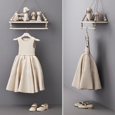 Decorative shelf in the nursery — Ver 3