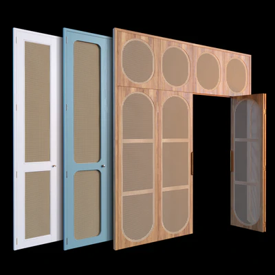 Rattan door set — Ver 1
