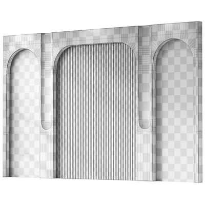 Wall arched decorative panels — Ver 5