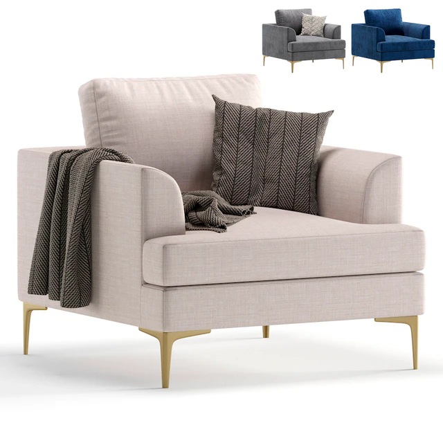 Armchair DOUGLAS by Cazarina Interiors 3 Colors Version/Кресло ДУГЛАС — Скачать