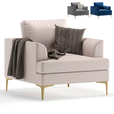 Armchair DOUGLAS by Cazarina Interiors 3 Colors Version/Кресло ДУГЛАС — Вид 1