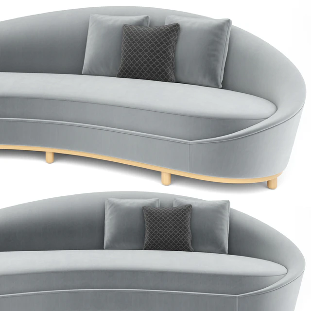 Curve Cream Sofa — Скачать