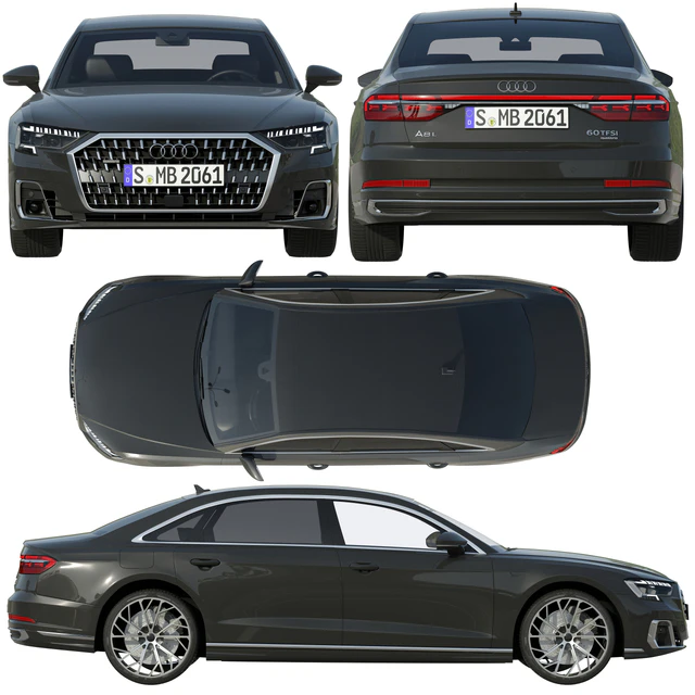 Audi A8 L 2022 — Скачать