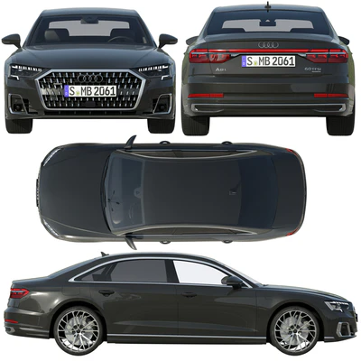 Audi A8 L 2022 — Вид 2
