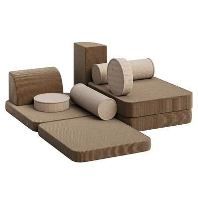 Children's Play Sofa Transformer Settee by Wigiwama — Ver 5