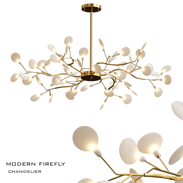 ModerN firefly chandelier white — Descargar