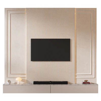 TV wall set 03 — Вид 1