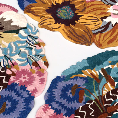 Rug Missoni Home Lilium Multicolor Rajmahal Round Rug — Ver 2