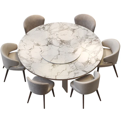 MORGAN MARBLE TABLE AND ASTON DINING CHAIR — Вид 4