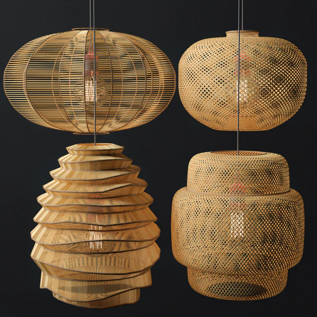Rattan Lighting Set 7 — Скачать