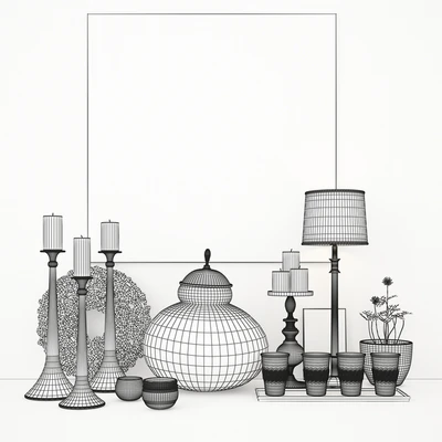 Pink decorative set — Вид 2