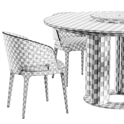 Club Furman Chair Tondo Table — Ver 4