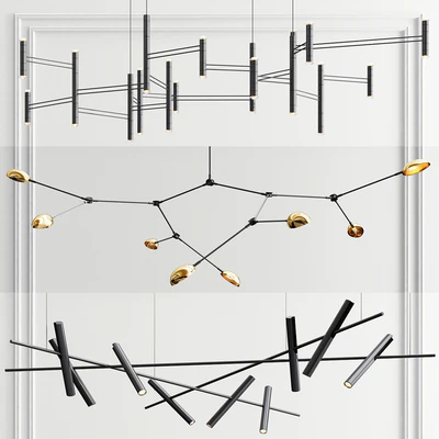 Brand Chandelier Collection - 3 type — Ver 1